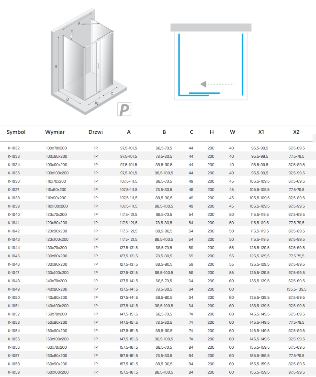 New Trendy new soleo kabina prysznicowa